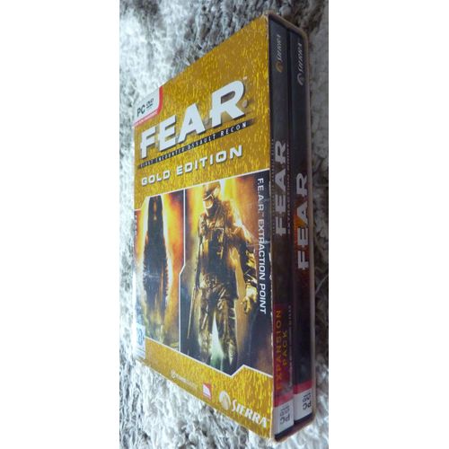 Jeu Pc Dvd Rom En Coffret Double Boitier : Fear First Encounter Assault Recon , Gold Edition , Avec Son Expension