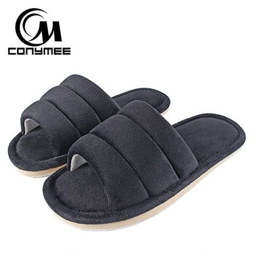 Femmes Fourrure Pantoufles Chaussures D'hiver Grande Taille Maison Pantoufles En Peluche Pantufa Femmes Intérieur Chaud Moelleux Coton Chaussuresté Femelle Diapositives Fourrure Sandales Dames Chambre Pantoufles