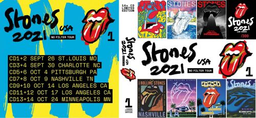 14xcd Box - Rolling Stones No Filter Usa Tour 2021 Part 1