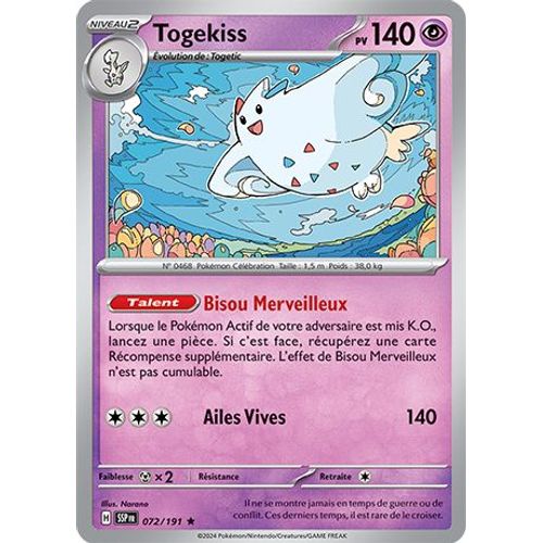 Togekiss - Holo - 072/191 - Etincelles Deferlantes