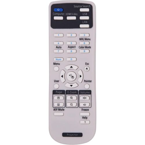 KALANKA-Remplacement du projecteur télécommande pour Epson Projecteurs EB-108 2042 2142W 2247U 960W 970 980W 990U S39 S41 U42 W05 W140 W39 EX3220 EX5220 EX5230