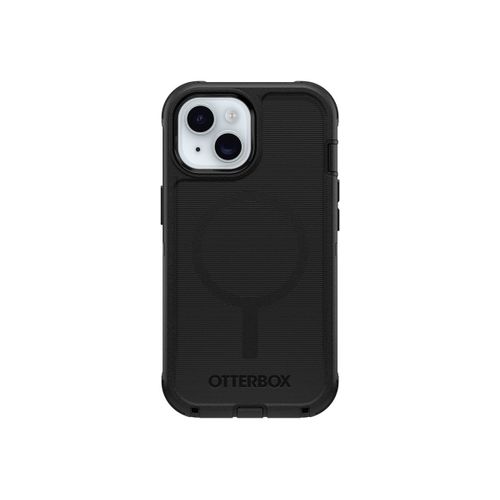 Otterbox Defender Series - Coque De Protection Pour Téléphone Portable - Compatibilité Avec Magsafe - Silicone - Noir - Pour Apple Iphone 13, 14, 15