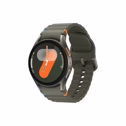 Montre Connectée Samsung Galaxy Watch7 - Boîtier 40 mm avec bracelet sport caoutchouc taille S/M - Vert - Bluetooth