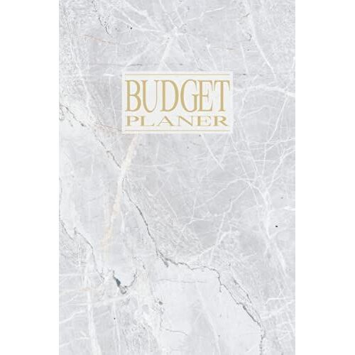 Budget Planer: Budgetplaner Organizer Buch Für Die Budgetplanung | Geeignet Als Haushaltsbuch, Finanzplaner Oder Kassenbuch | Kostenbuch Zum Eintragen | Marmor Optik