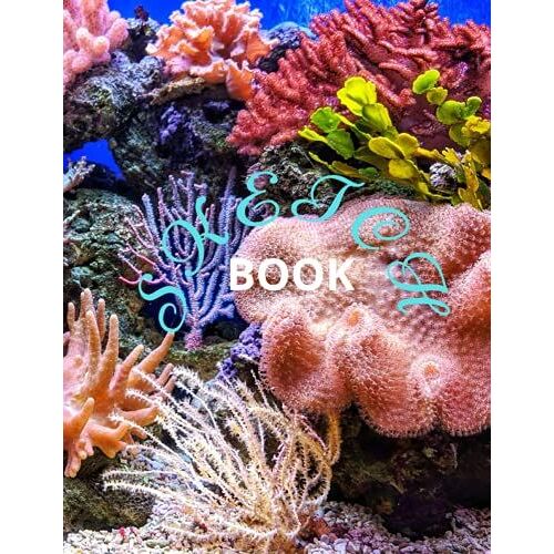 Sketchbook: Best Blank White Pages With Accurium Design Cover For Painting, Drawing, Writing, Sketching And Doodling, Wide Papers 8.5 X 11, You Can Gift To Children, Kids, Boyfriend And Girlfriend