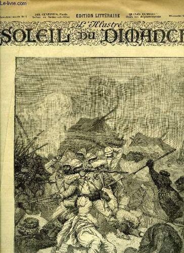 L Illustré, Soleil Du Dimanche N° 1 - Défaite Des Italiens En Abyssinie - Mort Héroique Du Major Toseli, Le Jour De L An Chez Le Général Par René Maizeroy, La Turbie, Ville Des Terrasses, Résidence Du(...)
