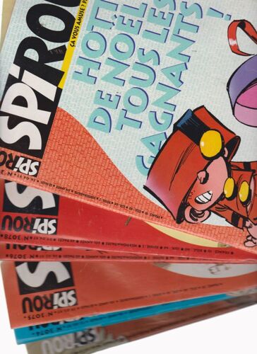 12 Revues Spirou N° 3065. 3074 .3075.3076.3078. 3079 . 3083. 3084.3085 . 3088 . 3089. 3091