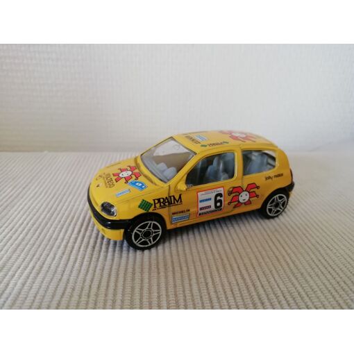 Miniature Universal Hobbies 1/43 - Renault Clio 1 Jaune Clair - Très Bon état Avec Boîte