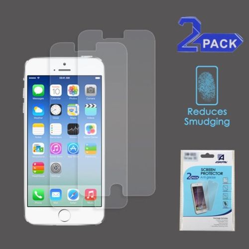 Lot de 2 Films de Protection Protecteur d'écran Mat Anti-Reflets Anti-Traces Transparent Pour Apple iPhone 6/6s