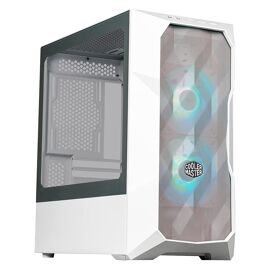 Boitier PC Mini Tour Micro ATX Cooler Master MasterBox TD300 Mesh RGB avec panneau vitré - Blanc