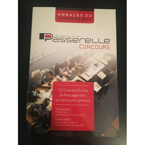Annales Passerelles 2015-2016