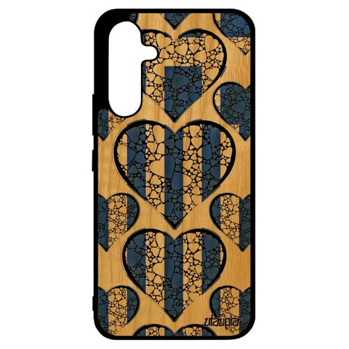 Coque Pour A34 Bois Silicone Drapeau Grece Grec Pas Cher Antichoc Coupe D'europe Euro Jeux Olympiques Basket Jo Coeur Samsung Galaxy