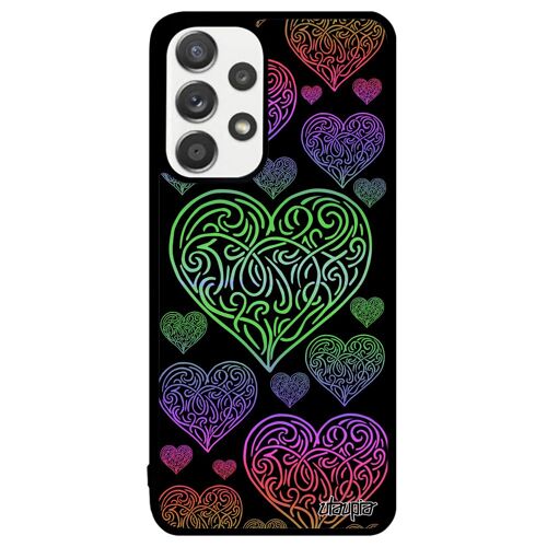 Coque pour Samsung A33 silicone cur telephone amour amitie motif love vert portable solide mobile antichoc de galaxy
