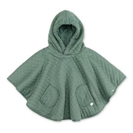 Poncho Chaud De Voyage Pady Quilted Jersey Vert - Bemini