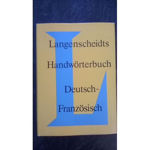 Langenscheidts Handwörterbuch Deutsch-Französisch Tome 2