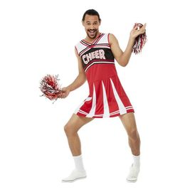 Costume Cheerleader Blanc Et Rouge Hommes