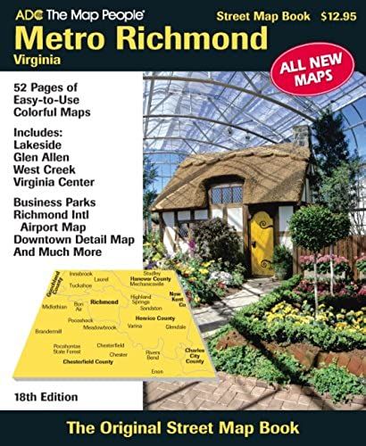 Adc Metro Richmond, Virginia: Street Map Book (American Map Regional Atlas: Metro Richmond, Virginia)