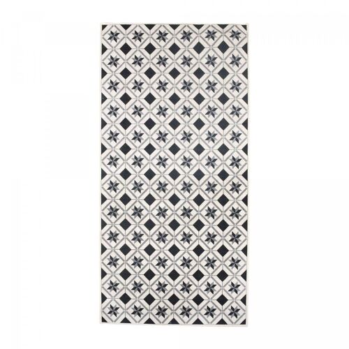 Tapis D'entrée 40x60 Noir , Facile D'entretien Lyn11 N & B