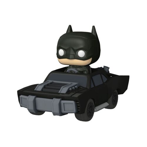 Batman - Figurine Pop! Rides Super Deluxe Batman In Batmobile 15 Cm