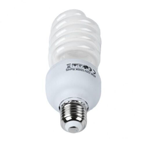 2x Vidéo D'ampoule de Studio Photo E27 220V 5500K 45W