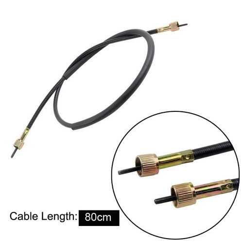 Type D -80cm Compteur De Vitesse Pour Moto Scooter Et Cyclomoteur, Câble D'instruments, Ligne À Dents Métriques, Ligne De Vitesse, Convient Au Dean 6 Cg 50 150cc Nipseyteko®