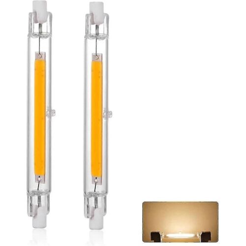 R7s Ampoule Led 118mm 30w Dimmable, Blanc Chaud 3000k 3000lm, Linéaire Remplacer J118 300w Lampe Halogéne, 360