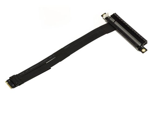 Riser adaptateur Extension Card M2 PCIe NVMe M Key vers PCIe 16x Femelle. Longueur 20cm
