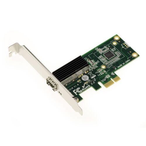 Carte Controleur PCIe 1x Reseau 1G Gigabit Lan Ethernet SFP avec CHIPSET INTEL WG I210AS