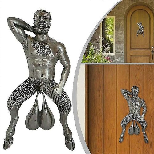 Porte Résine Ornement Statue Jardin Extérieur Sculpture Décor