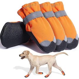 Chaussures De Chien Pour Bottes De Chaussée Chaudes D¿Été Large Medium Dogs Waterproof Paw Protector,2 #
