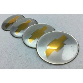 Autocollant De Moyeu Modifié Shao, Autocollant De Couvercle De Centre De Moyeu, Couvercle De Moyeu De 65 Mm - Chevrolet (Pack De Quatre)