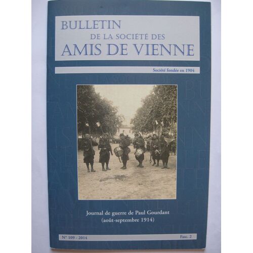 Bulletin De La Société Des Amis De Vienne 109 2014 Fasc.2