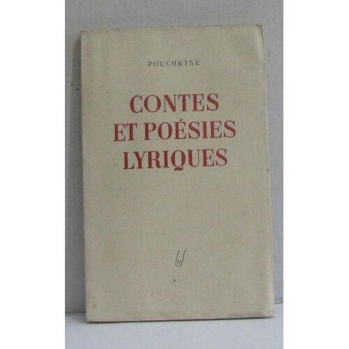 Contes Et Poésies Lyriques