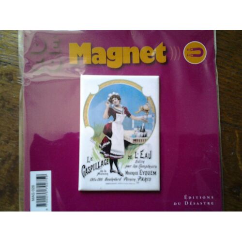 Magnet Deco Le Gaspillage De L Eau 