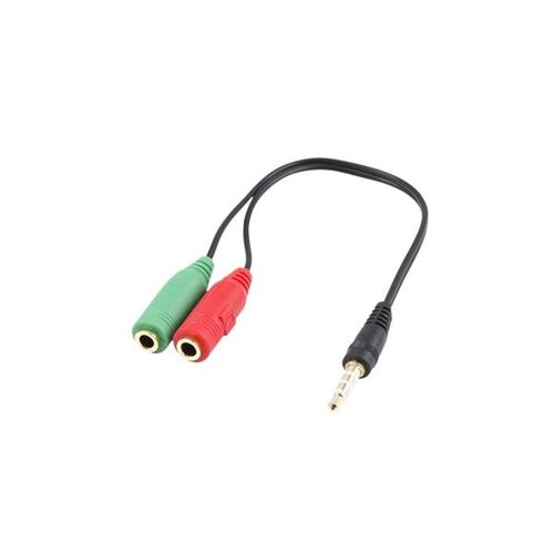 Ewent EC1640 câble audio 0,15 m 3,5mm 2 x 3.5mm Noir, Vert, Rouge