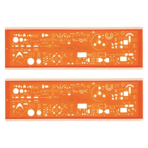 Minerva Lot De 2 Traces Symboles Electrographe Nø13a - Spécialité Électrique, Électronique