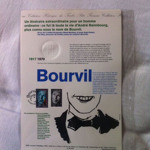 Document Philatelique Officiel 1994 - Bourvil