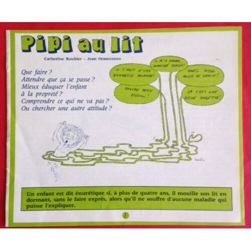 Pipi Au Lit - Vos Enfants Et Vous - Les Difficultés De La Vie Quotidienne - L'école Des Parents -