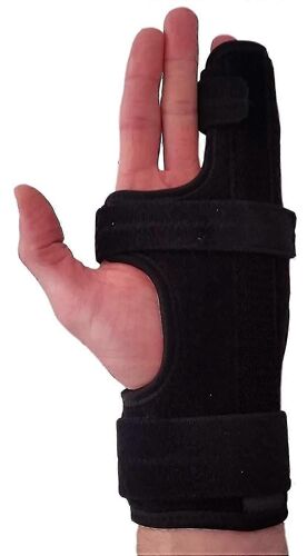 Metacarpal Left - Attelle À Petit Doigt / Med Attelle À Main Pinky Finger Splint Pour Fractures De Boxeur, Bague Cassée, Plâtre De Petit Doigt, Doigt Déclencheur Immobil