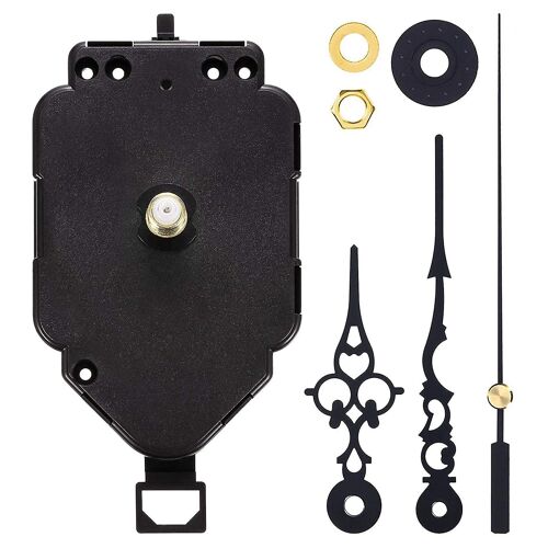 Mécanisme de mouvement d'horloge à pendule à quartz de 23 mm avec kits d'aiguilles d'horloge compatibles Pièces de réparation d'horloge de bricolage Accessoires de remplacement + qwl