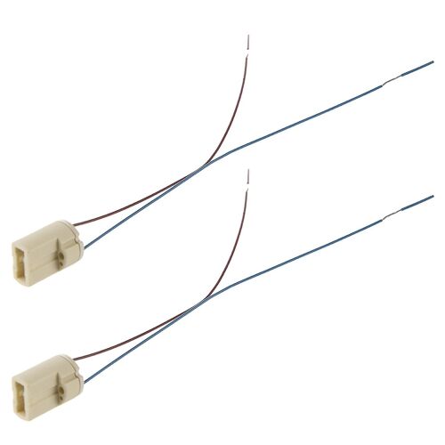 2x Douille G9 Support de lampe en céramique 2A 250V+M