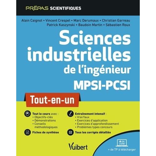 Sciences Industrielles De L'ingénieur Mpsi-Pcsi - Tout-En-Un