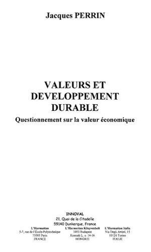 Valeurs Et Développement Durable