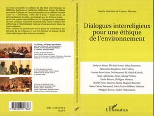 Dialogues Interreligieux Pour Une Éthique De L'environnement
