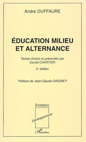 Education Milieu Et Alternance