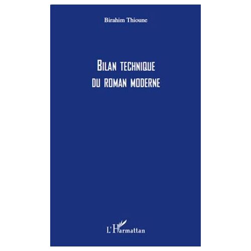 Bilan Technique Du Roman Moderne