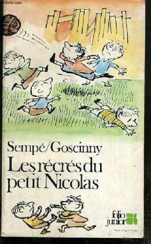 Les Recres Du Petit Nicolas / Collection Folio Junior