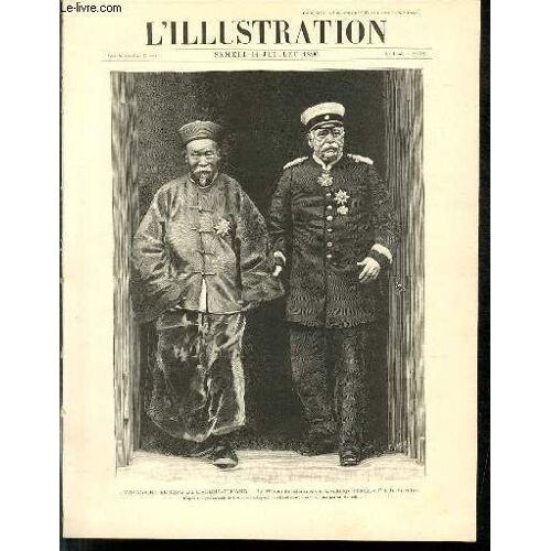 L'illustration Journal Universel N° 2785 - Gravures: Voyage En Europe De Li-Hung-Tchang, Le Prince De Bismarck Et Li-Hung-Tchang, À Friedrichsruhe D'apres Une Photographie Par M.Mennell - ...