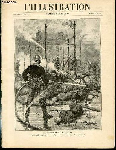 L'illustration Journal Universel N° 2828 - Gravures: Un Brasier De Chair Humaine, 4 Mai 1897, Cinq Heures Par Scott - Quatre Heures Et Quart, La Fete Bat Son Plein - Le Triage Des Bijoux Par ...