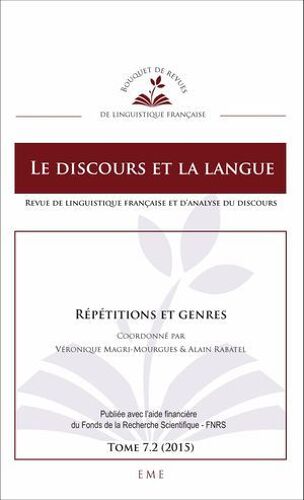Répétitions Et Genres